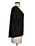 LUXE 100% Rayon Polka Dots Black Short Sleeve Top Size S - photo 4