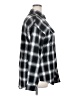 Unbranded Plaid Black Long Sleeve Button-Down Shirt Size XXL - photo 4