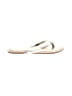 J.Crew Metallic Silver Flip Flops Size 7 - photo 1