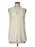Theory Ivory Sleeveless Blouse Size L - photo 1