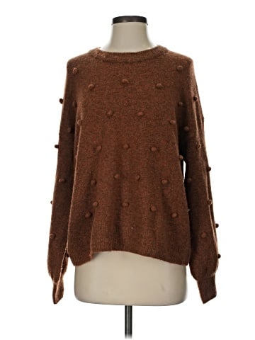 Madewell Brockton Bobble Sweater in Coziest Yarn (view 1)
