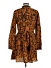 Unbranded Print Brown Casual Dress Size M (estimated) - photo 2