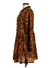 Unbranded Print Brown Casual Dress Size M (estimated) - photo 5