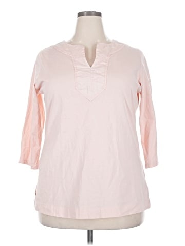 Lauren by Ralph Lauren 3/4 Sleeve Top (view 1)