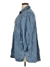 ELOQUII 100% Tencel Blue 3/4 Sleeve Button-Down Shirt Size 14 Plus - photo 5