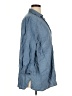 ELOQUII 100% Tencel Blue 3/4 Sleeve Button-Down Shirt Size 14 Plus - photo 4