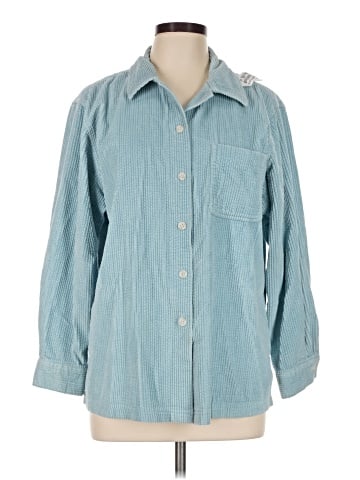 L.L.Bean 3/4 Sleeve Button-Down Shirt (view 1)