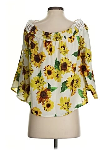 Flying Tomato 3/4 Sleeve Blouse (view 2)