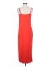 Something Navy Solid Red Casual Dress Size S - photo 2