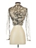 Privy Silver Ivory Long Sleeve Blouse Size S - photo 2