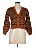 Old Navy Animal Print Brown Cardigan Size 10 - 12 - photo 1