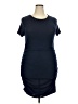 Shein Curve Solid Blue Casual Dress Size 2X - photo 1