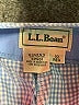 L.L.Bean 100% Cotton Checkered-gingham Blue Shorts Size 10 - photo 3