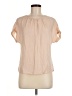 Boden 100% Polyester Tan Short Sleeve Blouse Size 8 - photo 1