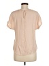 Boden 100% Polyester Tan Short Sleeve Blouse Size 8 - photo 2