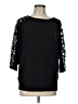 Loveappella Black 3/4 Sleeve Top Size L - photo 1