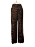 CAbi 100% Rayon Animal Print Brown Casual Pants Size M - photo 1