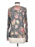 Michael Lauren Floral Gray Pullover Sweater Size XS - photo 2