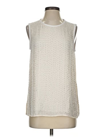 L'Agence Sleeveless Silk Top (view 1)