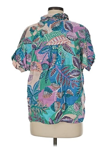 Cynthia Rowley Short Sleeve Blouse (view 2)