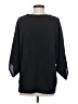 Unbranded Black 3/4 Sleeve Top Size M - photo 2
