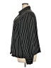 Liz Baker 100% Polyester Stripes Black Long Sleeve Blouse Size 22 - photo 5