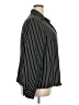 Liz Baker 100% Polyester Stripes Black Long Sleeve Blouse Size 22 - photo 4