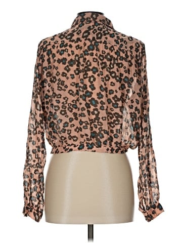 Papaya Long Sleeve Blouse (view 2)