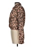 Papaya 100% Polyester Animal Print Brown Long Sleeve Blouse Size L - photo 5