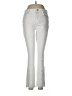 Ann Taylor Metallic Ivory Jeans Size 6 - photo 1