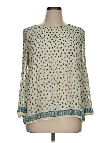 Max Studio 3/4 Sleeve Blouse (view 1)