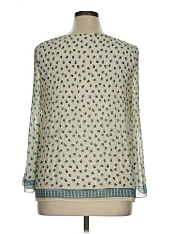 Max Studio 3/4 Sleeve Blouse (view 2)