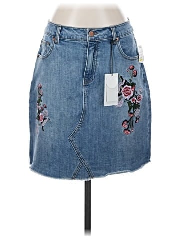 For The Republic Denim Skirt (view 1)