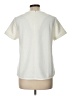 Ann Taylor 100% Polyester Ivory Short Sleeve Top Size L - photo 2