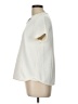 Ann Taylor 100% Polyester Ivory Short Sleeve Top Size L - photo 5