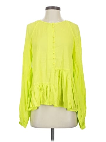 Olivaceous Long Sleeve Blouse (view 1)