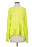 Olivaceous Green Long Sleeve Blouse Size S - photo 1