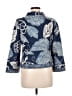 Elevenses 100% Cotton Floral Blue Jacket Size 8 - photo 2