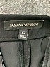 Banana Republic 100% Polyester Solid Black Track Pants Size XS - photo 7