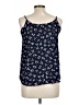 Hippie Rose 100% Polyester Blue Sleeveless Blouse Size L - photo 2