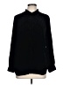 Talbots Black Long Sleeve Blouse Size L - photo 1