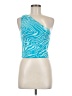 Collusion Teal Sleeveless Top Size 6 - photo 1