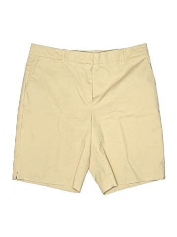 Ann Taylor Khaki Shorts (view 1)