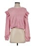 LoveShackFancy 100% Cotton Pink Sweatshirt Size S - photo 1