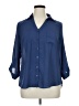 BCX 100% Polyester Blue 3/4 Sleeve Blouse Size XL - photo 1