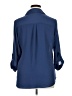 BCX 100% Polyester Blue 3/4 Sleeve Blouse Size XL - photo 2