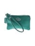 Coach 100% Leather Teal Leather Wristlet One size - photo 1