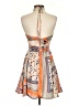 Lulus 100% Polyester Paisley Orange Cocktail Dress Size XS - photo 2