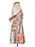 Lulus 100% Polyester Paisley Orange Cocktail Dress Size XS - photo 4