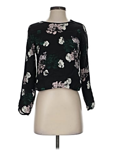 A.L.C. Long Sleeve Silk Top (view 1)